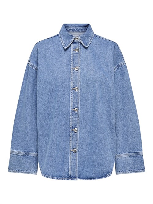 Only Sophie Langærmet Oversized Denim Skjorte/Jakke